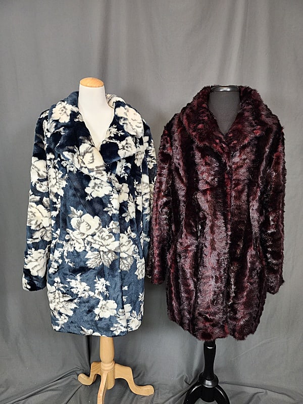 2 Dennis Basso Faux Fur Coats (1 of 8)