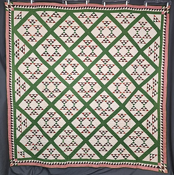 Antique Wandering Lover Quilt c1880 (1 of 14)