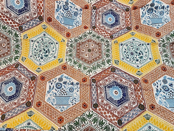 Vintage Sutters Sampler Schumacher Fabric (1 of 6)