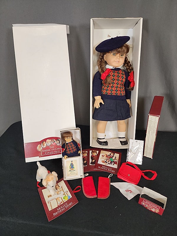 American Girl Molly Doll, Books, Dog and more (1 of 16)