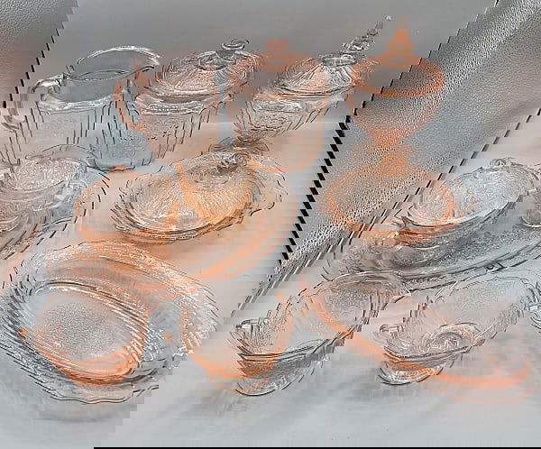 Pink Depression Glass Grouping (1 of 19)