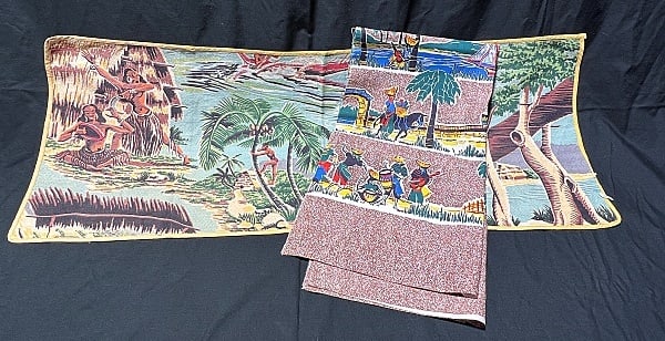 2 Vintage Ethnic Textiles-Caribbean/Polynesian (1 of 11)