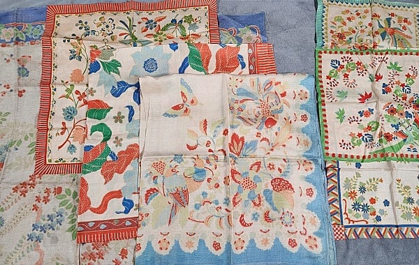 Asian Silk Handkerchiefs and Scarves (1 of 18)