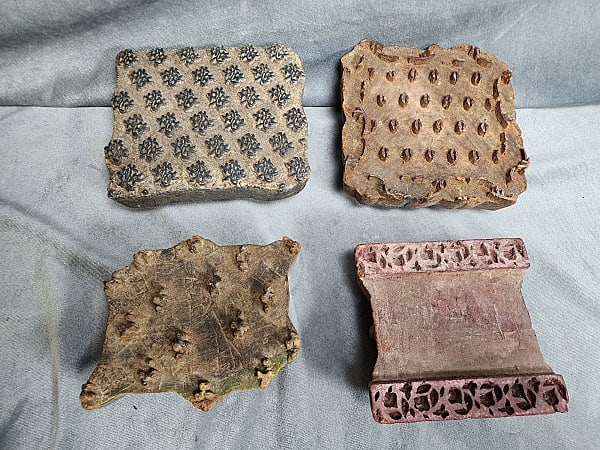 4 Antique Wood Blocks Group 4 (1 of 11)