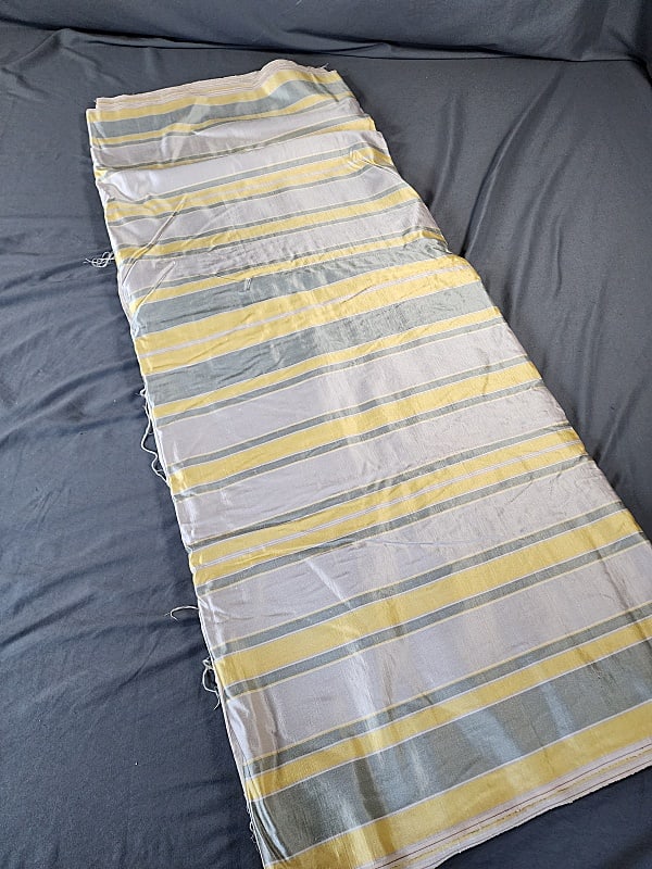 Vintage Silk Yardage - Wide Stripes (1 of 5)