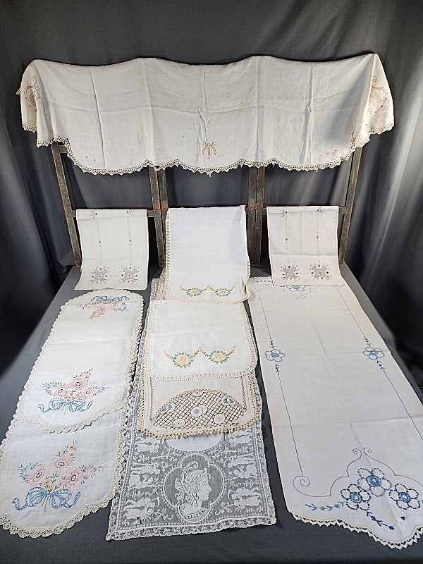 10 Vintage Dressers Scarves or Runners (1 of 20)