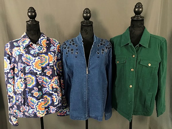 Group of 3 Ladies Jackets- Bob Mackie and More (1 of 10)