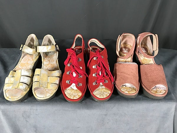 3 Pairs of Ladies Wedges By Fly London (1 of 9)