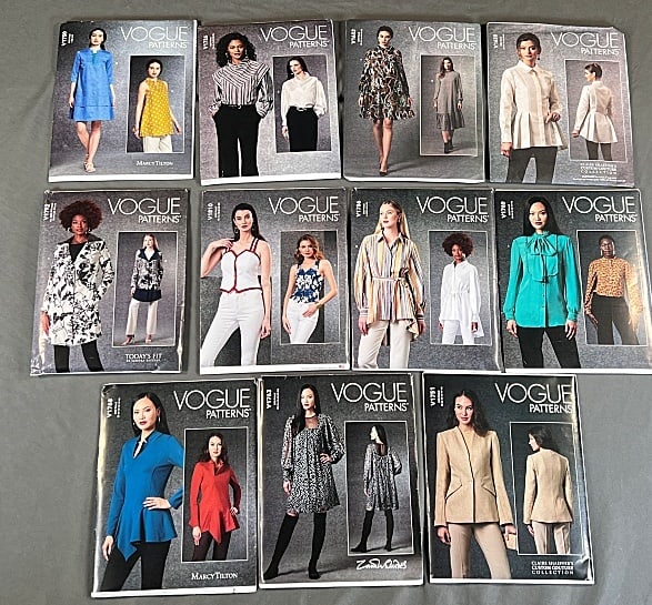 11 Ladies Vogue Patterns Size M-L (1 of 9)