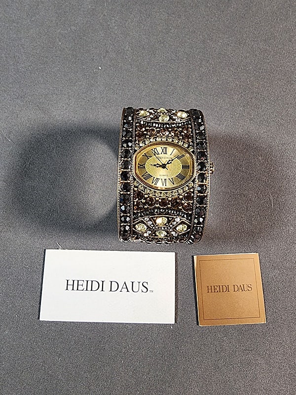 Ladies Rhinestone Cuff Watch-Heidi Daus (1 of 7)
