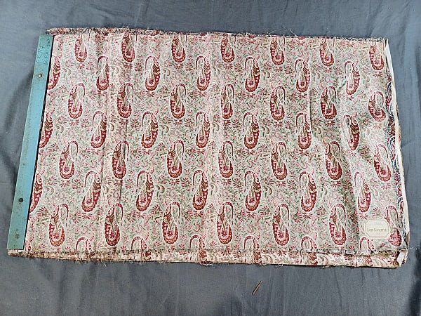 Antique c1900 French Fabric Sample Book S (1 of 14)