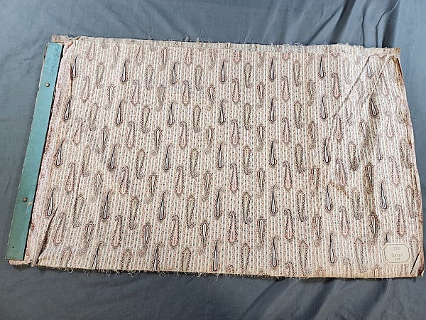 Antique c1900 French Fabric Sample Book Z (1 of 13)