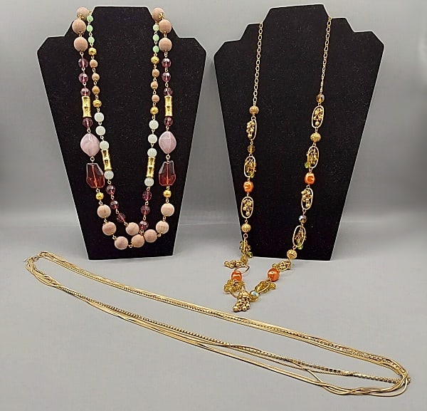 3 Long Statement Necklaces-Joan Rivers and More (1 of 12)