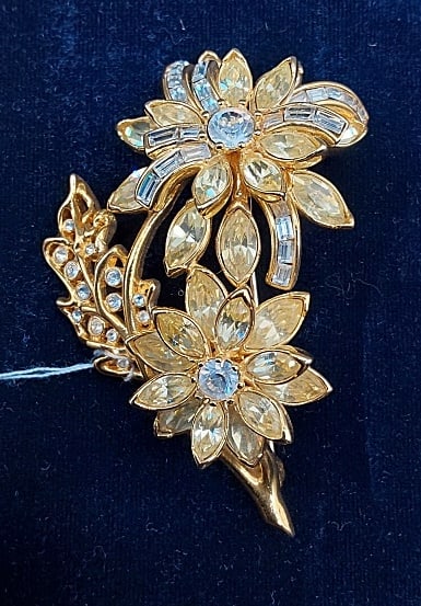 Large Floral Brooch by Nolan Miller (1 of 2)