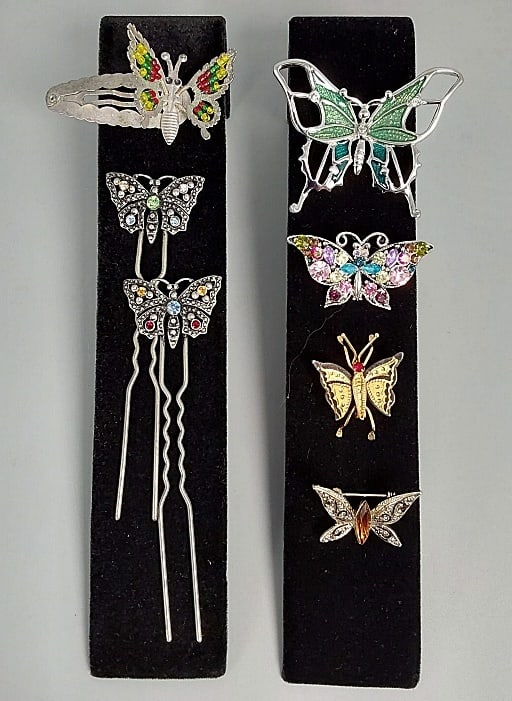 Butterfly Brooches and Hair Accessories (1 of 18)