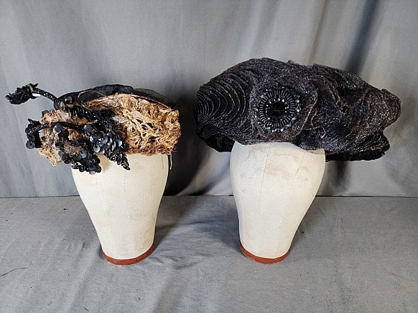 2 Antique Edwardian/Turn of the Century Hats (1 of 13)