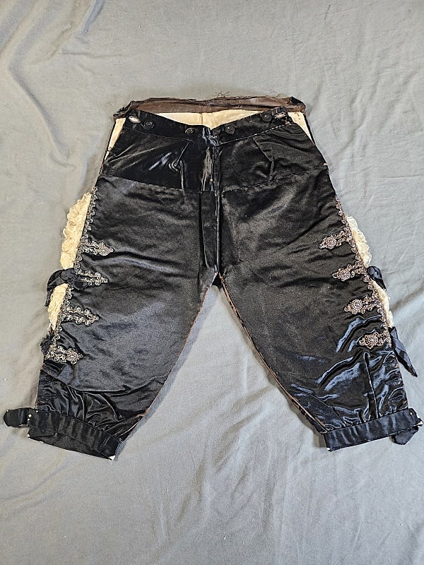 Antique Black Silk Britches (1 of 15)