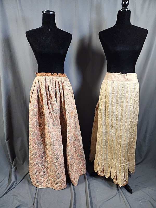 2 Antique Victorian Winter Petticoats (1 of 20)