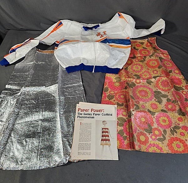 1960s Paper Dress, Jacket, Pants (1 of 18)