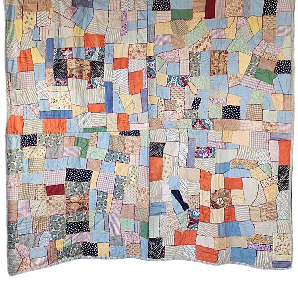 Vintage c1940 Crazy Quilt - Rayons (1 of 12)