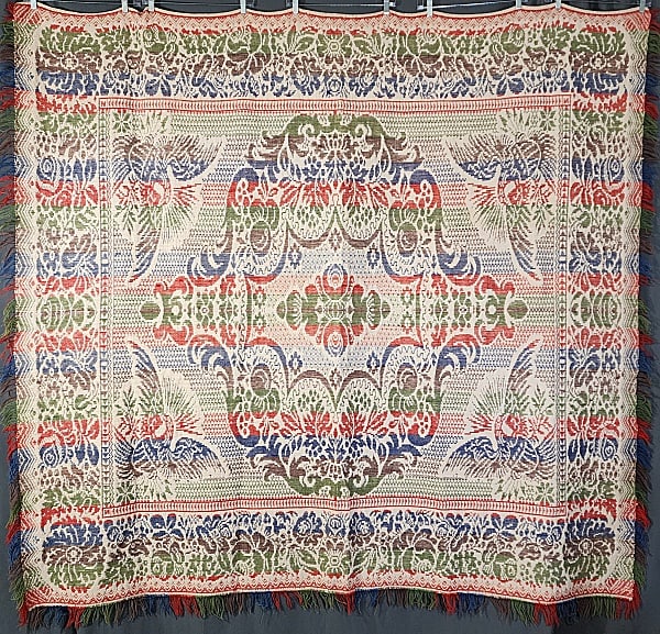 Vintage Coverlet with Eagles (1 of 9)