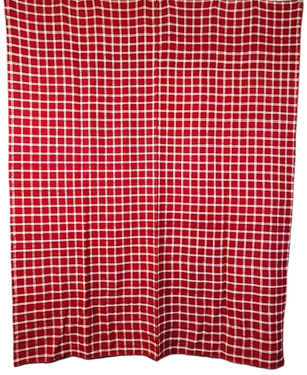 Antique Early American Woven Blanket - Red (1 of 10)