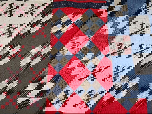 Group of 3 Newly Quilted Antique Quilts (1 of 19)