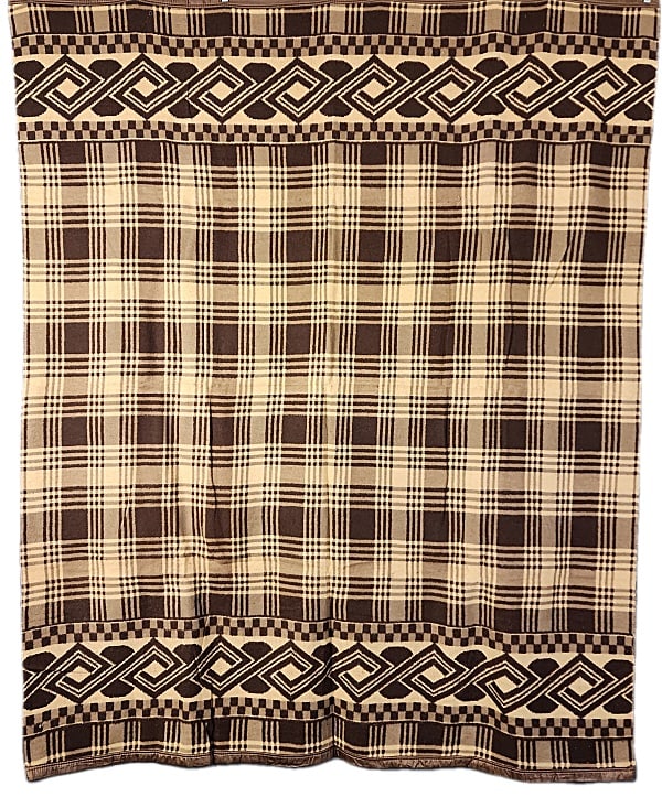 1 Vintage c1950 Woven Camp Blanket (1 of 8)