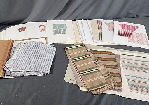 Vintage Fabric Sample Swatch Collection-Shirting (1 of 9)