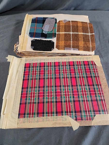 Antique 19th Century Textile Swatch Books -Wools and Tweed (1 of 14)