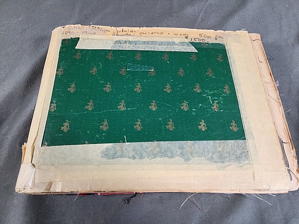 Antique 19th Century Textile Swatch Book-Silks (1 of 20)