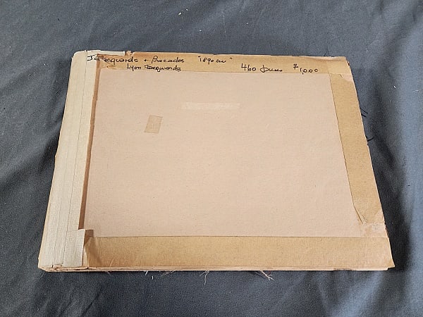 Antique 19th Century Textile Swatch Book-Jacquards and Brocades (1 of 20)