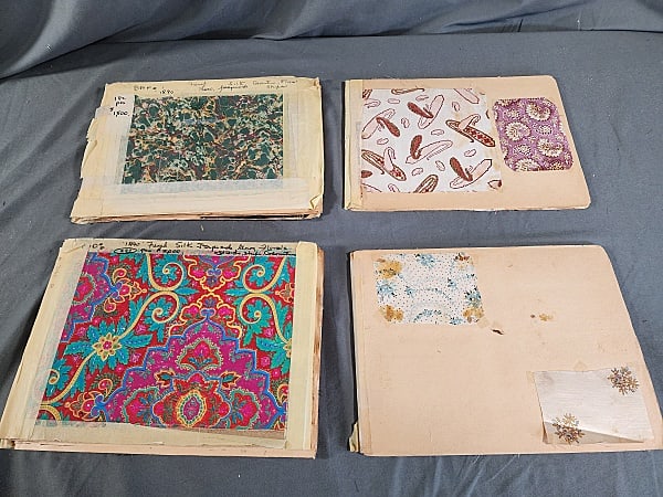 4 Antique Textile Swatch Book-Silks and more (1 of 16)