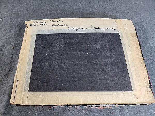 Antique Textile Swatch Book -Paisleys, Florals, Foulards (1 of 20)