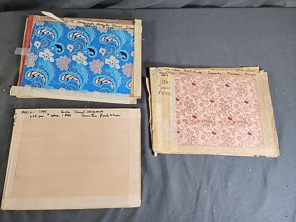 3 Vintage Textile Swatch Books -Silk, Cotton, and more (1 of 20)