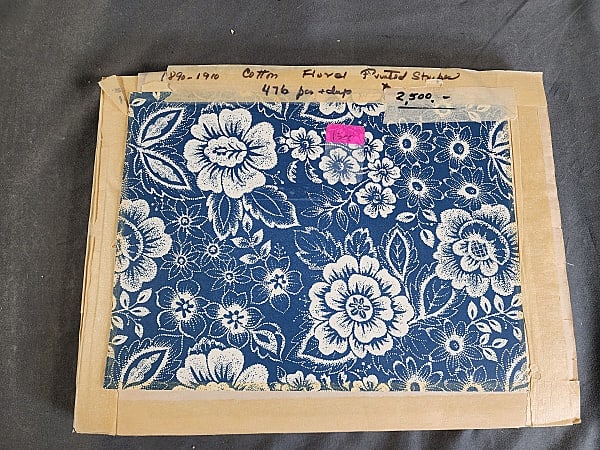Antique Cotton Textile Swatch Book (1 of 20)