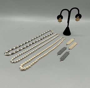 3 Pearl Necklaces and More