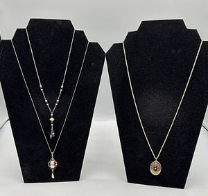 3 14k Necklaces-Vintage and More
