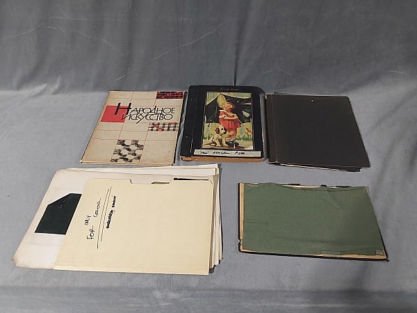 Group of Fabric Swatch and Textile Inspiration Books/Pages (1 of 11)