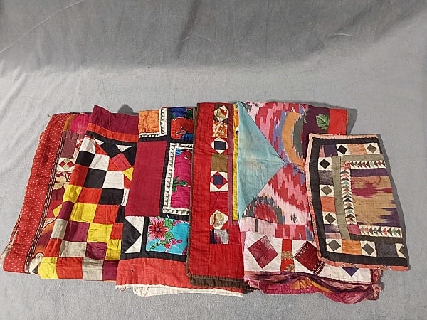 6 Vintage c1940 Uzbek/Afghani Tribal Wall Hangings. (1 of 20)