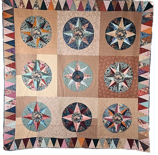 Mariner's Star Quilt by Bobbie Aug (1 of 9)