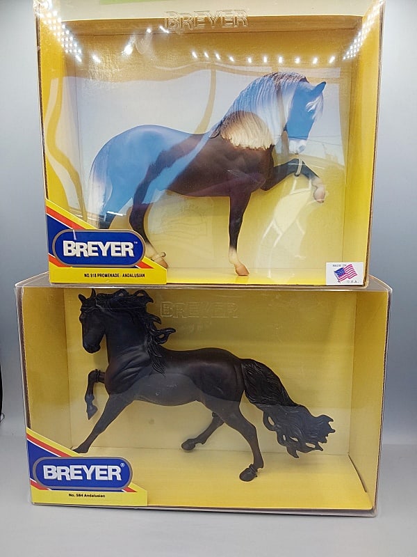 Breyer Andalusian #584 & Promenade Andalusian #918 (1 of 11)