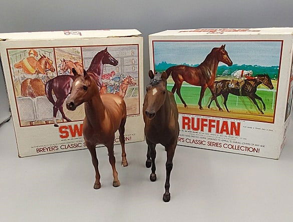 Breyer Classics Ruffian #606 & Swaps #604 (1 of 20)