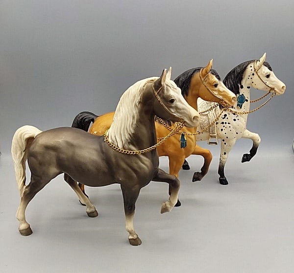 3 Breyer Western Prancing Horses #110, 111, & 115 (1 of 18)