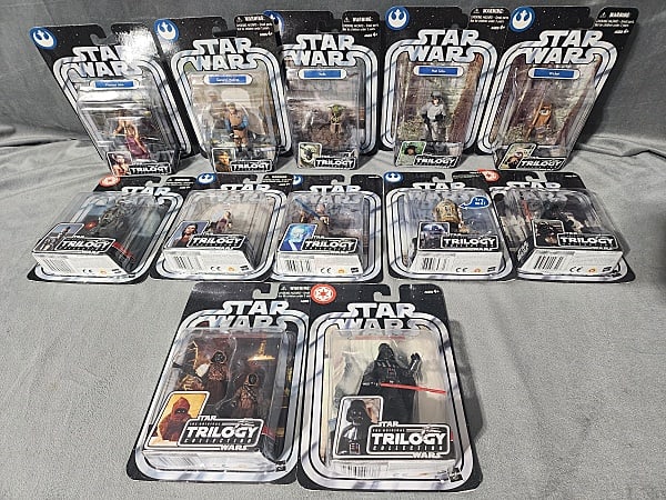 12 Star Wars Trilogy Action Figures NIB (1 of 13)