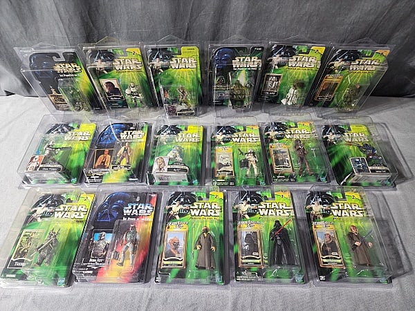 17 Star Wars Power of the Force and more Figures: 17 Star Wars Power of the Force. Includes 1997 Kenner Star Wars Power of the Force - Return of the Jedi Special Edition Luke Skywalker, Jedi Knight, theater edition. Stars Wars 1999 The Power of the F