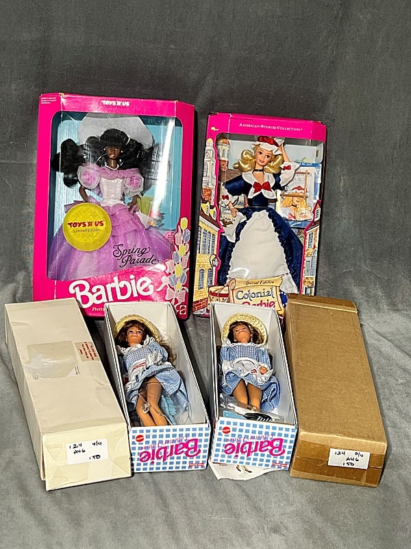 4 Barbie Dolls - Colonial, Little Debbie, more (1 of 18)