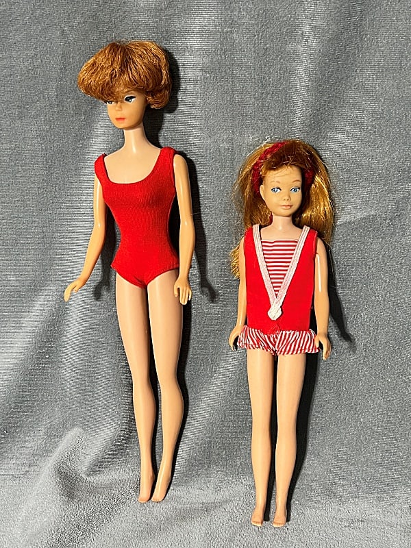 Vintage 1962 Barbie and 1963 Skipper Dolls (1 of 20)