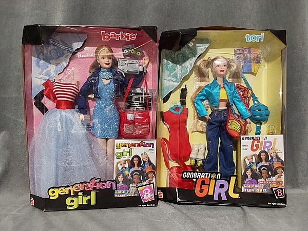 2 Generation Girl Dolls - Barbie and Tori: 2 Mattel 1998 Generation Girl Dolls in Original Boxes - Barbie and Tori. All in good condition with minor scuffs and dents to boxes. Please ask any questions prior to bidding! In house Flat Rate Shipp