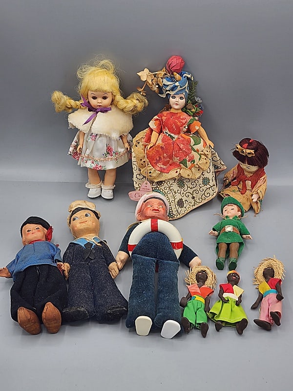 Group of 10 Vintage Dolls -Chiquita, Sailors (1 of 12)